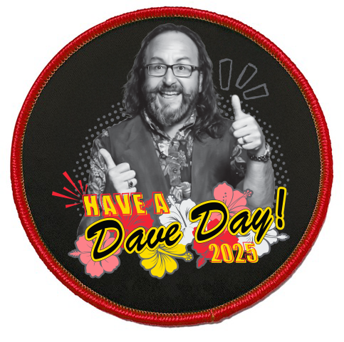 Colour Logo Have a Dave Day 2025! Woven Patch