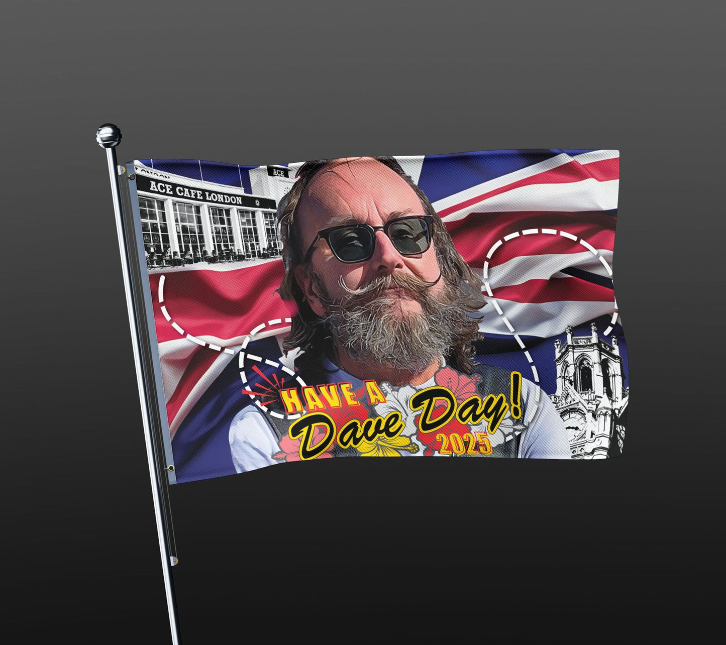 Colour Logo Large Have a Dave Day 2025! Flag