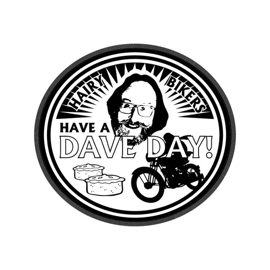 Hairy Biker Dave Day Woven Patch